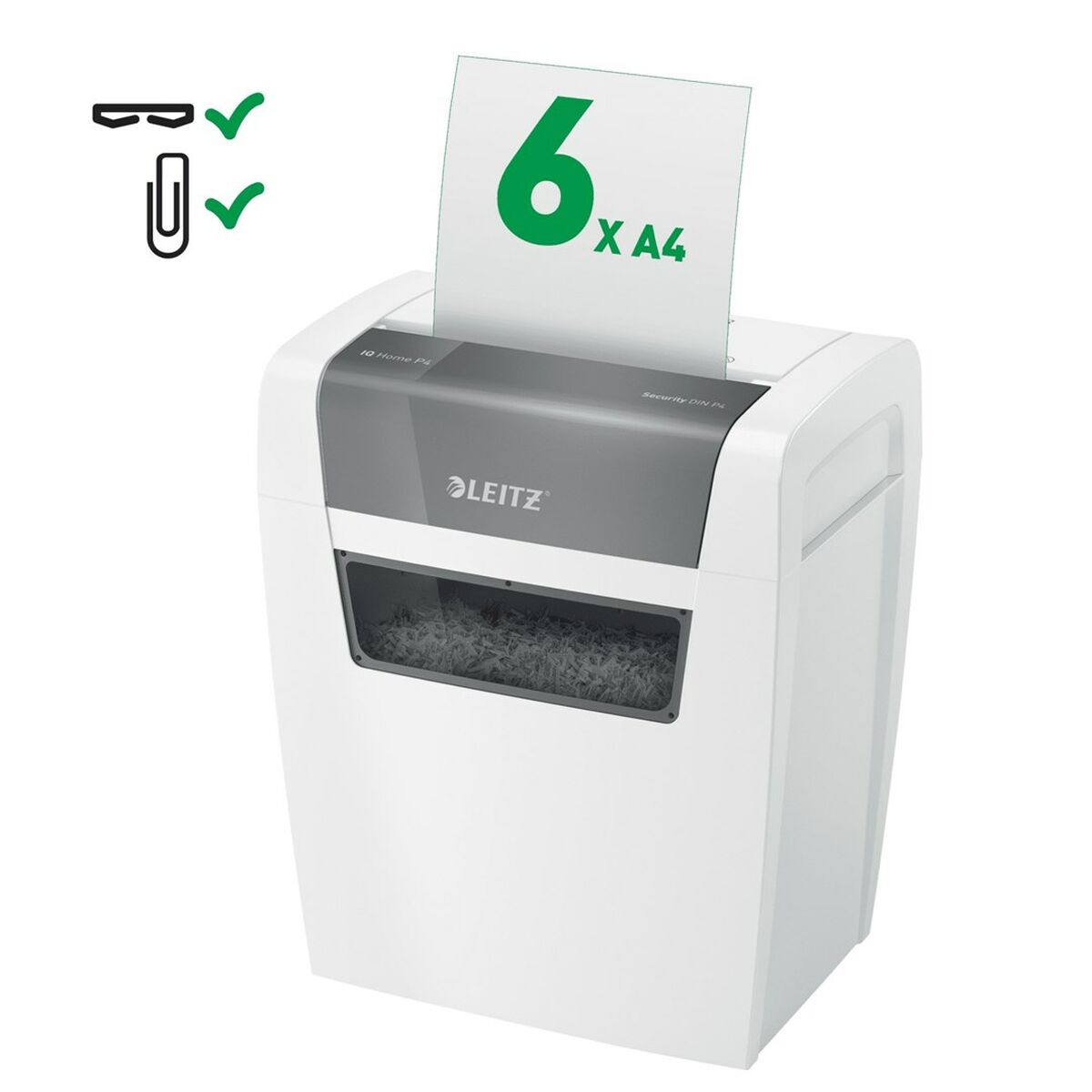 Papierversnipperaar Leitz IQ Home Shredder 15 L